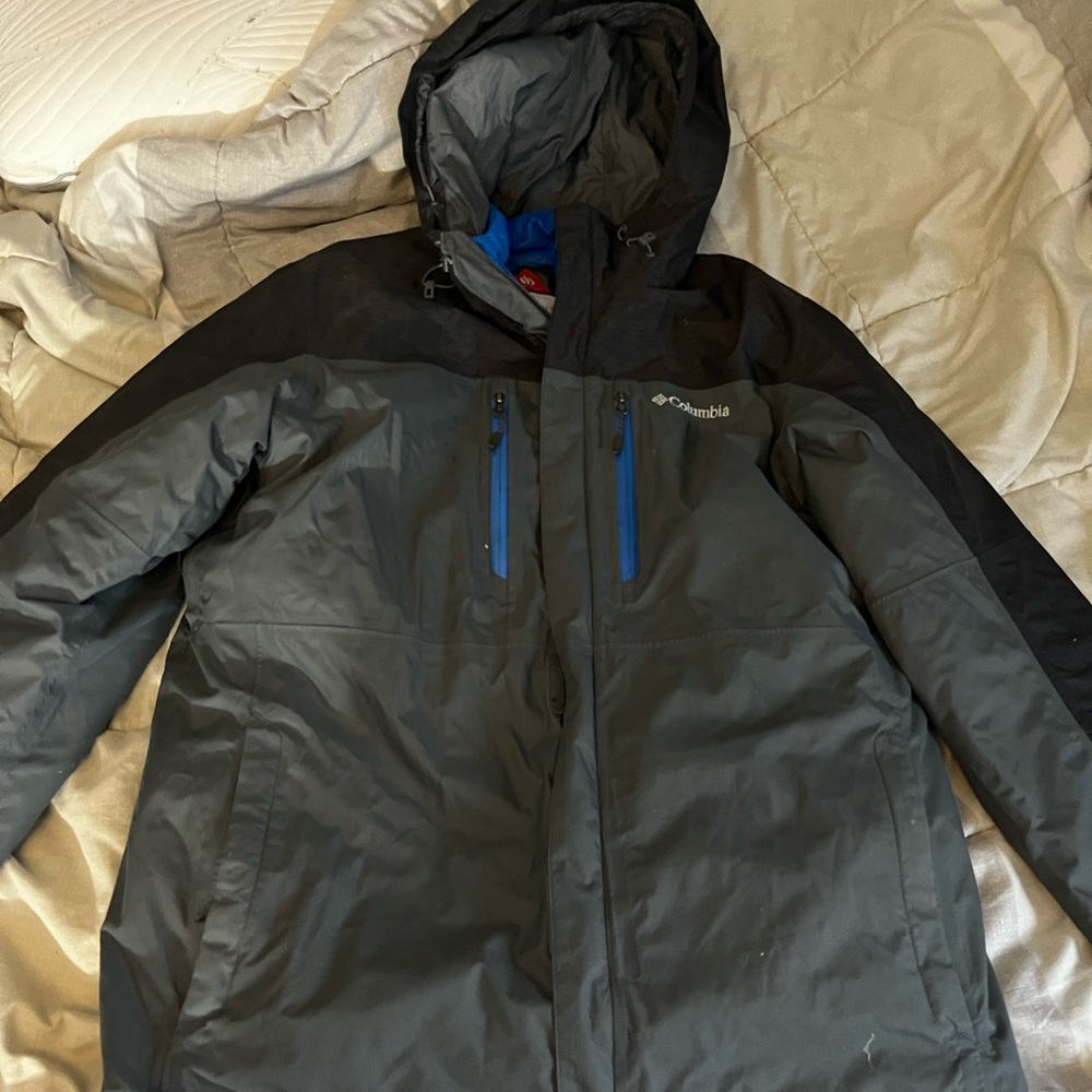 Columbia Men's Charcoal and Black Performance Jacket